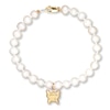 Thumbnail Image 0 of Children's Butterfly Bracelet Cultured Pearls 14K Yellow Gold