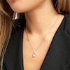Thumbnail Image 5 of Cultured Pearl Necklace Sterling Silver/10K Rose Gold
