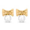 Thumbnail Image 2 of Cultured Pearl Child's Earrings 14K Yellow Gold