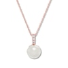 Thumbnail Image 1 of Freshwater Cultured Pearl Necklace 10K Rose Gold