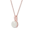 Thumbnail Image 1 of Freshwater Cultured Pearl Necklace 10K Rose Gold