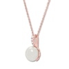 Thumbnail Image 2 of Freshwater Cultured Pearl Necklace 10K Rose Gold