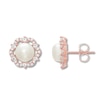 Thumbnail Image 1 of Freshwater Cultured Pearl Earrings 10K Rose Gold