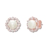 Thumbnail Image 2 of Freshwater Cultured Pearl Earrings 10K Rose Gold