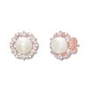 Thumbnail Image 3 of Freshwater Cultured Pearl Earrings 10K Rose Gold