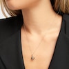 Thumbnail Image 5 of Cultured Tahitian Pearl & Diamond Necklace 10K White Gold
