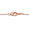 Thumbnail Image 2 of Pink Cultured Pearl Necklace 1/20 ct tw Diamonds 10K Rose Gold