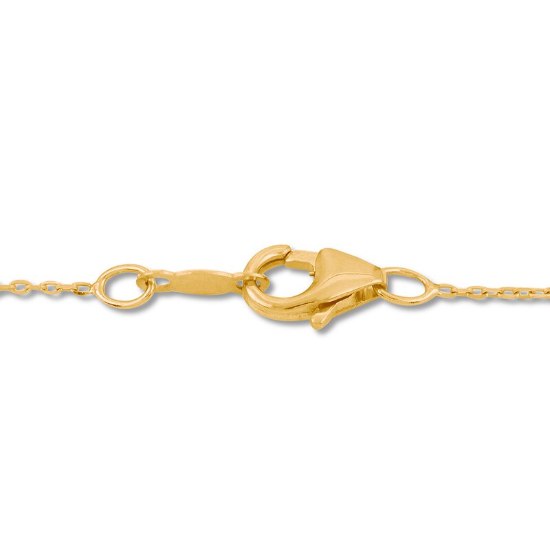 Cultured South Sea Golden Pearl Necklace 14K Yellow Gold