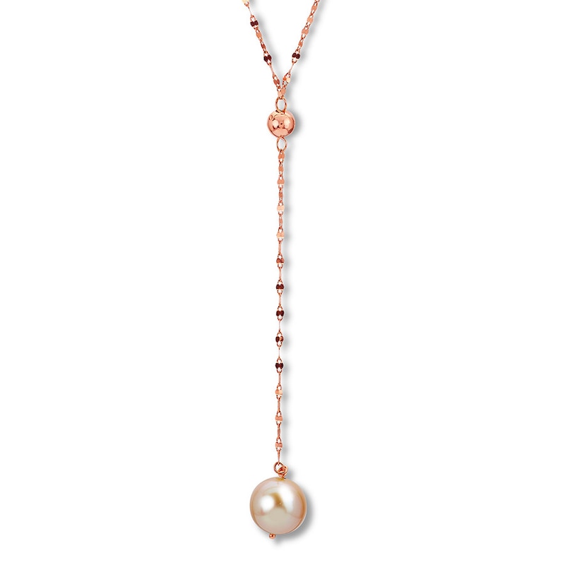 Freshwater Cultured Pearl Necklace 14K Rose Gold