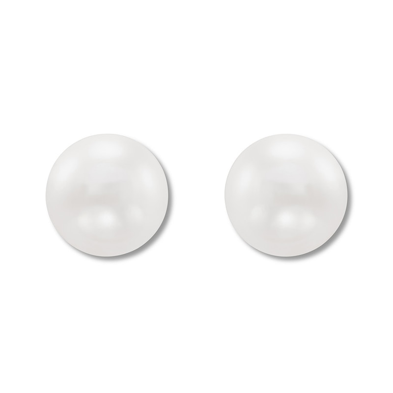 Main Image 3 of Cultured Pearl Earrings 10K Yellow Gold