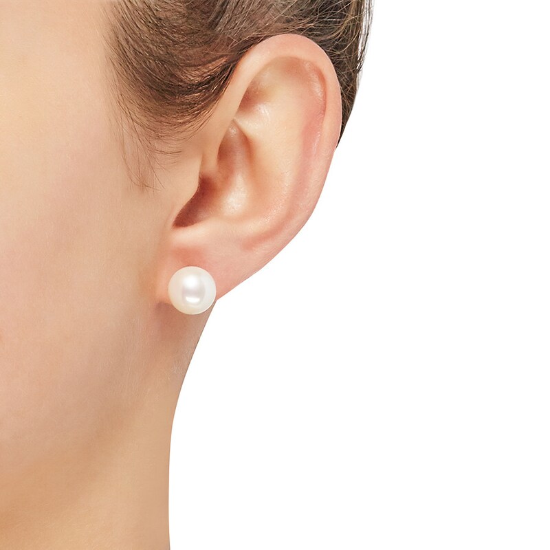 Main Image 4 of Cultured Pearl Earrings 10K Yellow Gold