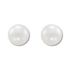 Thumbnail Image 2 of Cultured Pearl Stud Earrings 10K Yellow Gold 7 x 7.5mm