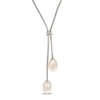 Thumbnail Image 0 of Cultured Pearl Lariat Necklace Sterling Silver
