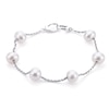 Thumbnail Image 1 of Cultured Pearl Bracelet Sterling Silver 7.5&quot;