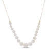 Thumbnail Image 1 of Cultured Pearl Graduated Necklace 10K Yellow Gold 18&quot;