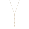 Thumbnail Image 0 of Le Vian Cultured Pearl Lariat Necklace 1/10 ct tw Diamonds 14K Honey Gold 22