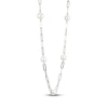 Thumbnail Image 2 of Cultured Pearl Necklace Sterling Silver 17"