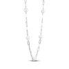 Thumbnail Image 3 of Cultured Pearl Necklace Sterling Silver 17&quot;