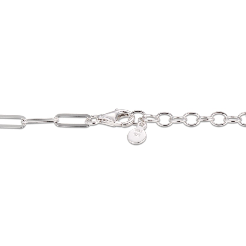 Main Image 4 of Cultured Pearl Necklace Sterling Silver 17&quot;