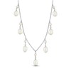 Thumbnail Image 1 of Cultured Pearl Dangle Necklace Sterling Silver 18&quot;