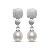 Thumbnail Image 2 of Cultured Pearl Dangle Earrings Sterling Silver