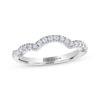 THE LEO Diamond Round-Cut Wedding Band 1/4 ct tw 14K White Gold