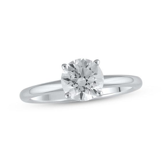 Now + Forever Lab-Grown Diamonds Solitaire Engagement Ring 1-1/4 ct tw 14K White Gold (I/SI2)