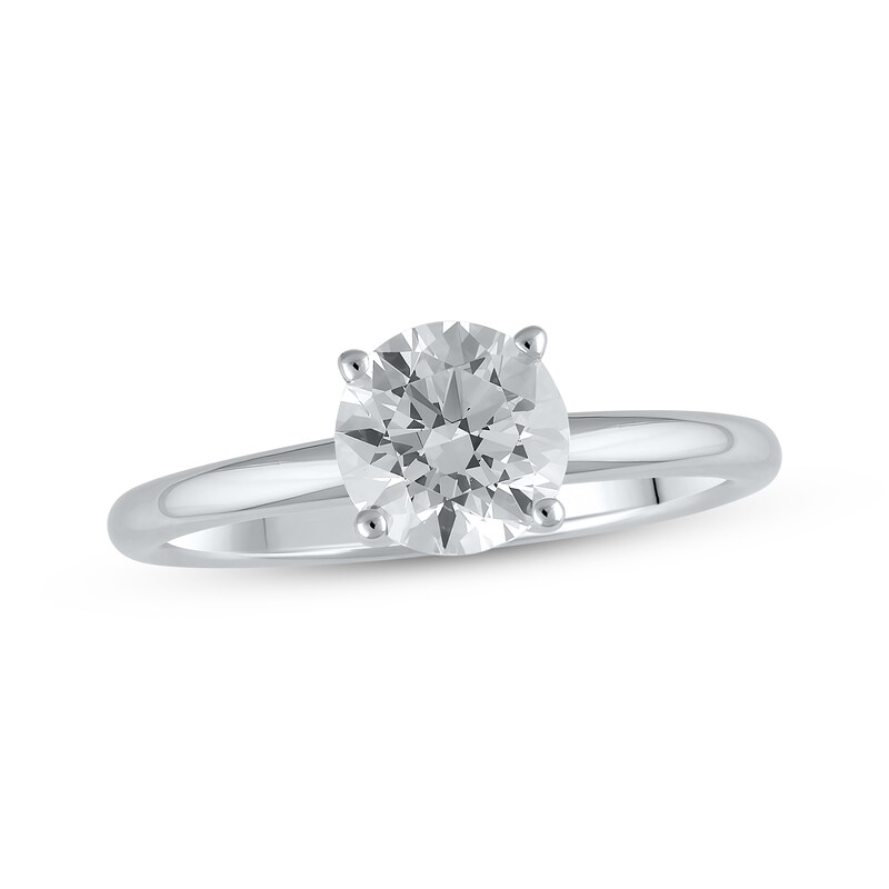 14k White Gold 1/4 CT Lab Grown Diamond Round Solitaire Engagement Ring 14k White Gold 1/4 CT Lab Grown Diamond Round Solitaire Engagement Ring