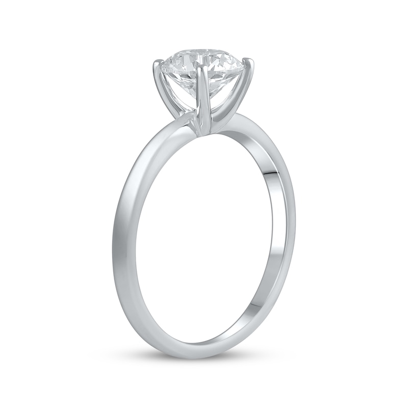 Main Image 2 of Now + Forever Lab-Grown Diamonds Solitaire Engagement Ring 1-1/4 ct tw 14K White Gold (I/SI2)