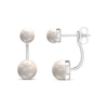Thumbnail Image 1 of Cultured Pearl Front-Back Earrings Sterling Silver