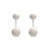Thumbnail Image 2 of Cultured Pearl Front-Back Earrings Sterling Silver