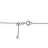 Thumbnail Image 4 of Cultured Pearl & White Lab-Created Sapphire Dangle Station Necklace Sterling Silver 18&quot;