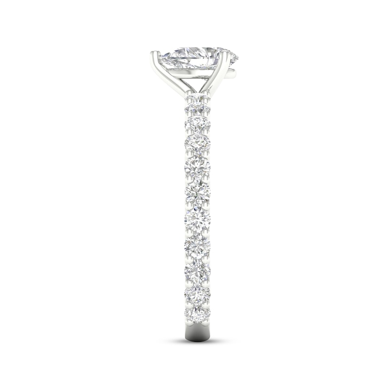 Main Image 3 of Pear-Shaped Diamond Engagement Ring 1-1/4 ct tw 14K White Gold