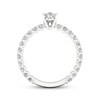 Thumbnail Image 4 of Pear-Shaped Diamond Engagement Ring 1-1/4 ct tw 14K White Gold