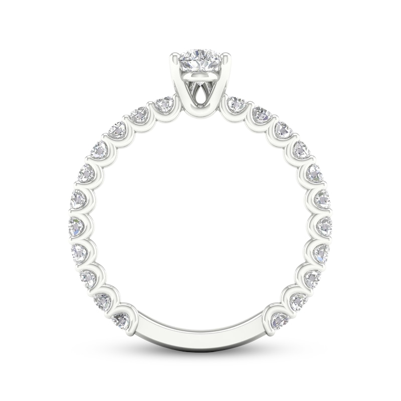 Main Image 4 of Pear-Shaped Diamond Engagement Ring 1-1/4 ct tw 14K White Gold