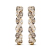 Thumbnail Image 1 of Le Vian Chocolate Twist Diamond Hoop Earrings 3/4 ct tw 14K Honey Gold
