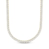 Thumbnail Image 1 of Men’s Round-Cut Diamond Tennis Necklace 3 ct tw 10K Yellow Gold 20”