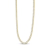 Thumbnail Image 1 of Men’s Round-Cut Diamond Tennis Necklace 3 ct tw 10K Yellow Gold 20”