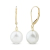 Thumbnail Image 0 of Baroque Cultured Pearl Dangle Earrings 10K Yellow Gold