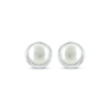 Thumbnail Image 2 of Cultured Pearl Orbit Frame Stud Earrings Sterling Silver