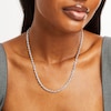 Thumbnail Image 3 of Solid Diamond-Cut Rope Chain Necklace Sterling Silver 20"