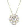 Thumbnail Image 1 of KAY Lab-Grown Diamonds Flower Necklace 1 ct tw 14K Yellow Gold 18&quot;