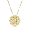 Thumbnail Image 3 of KAY Lab-Grown Diamonds Flower Necklace 1 ct tw 14K Yellow Gold 18&quot;
