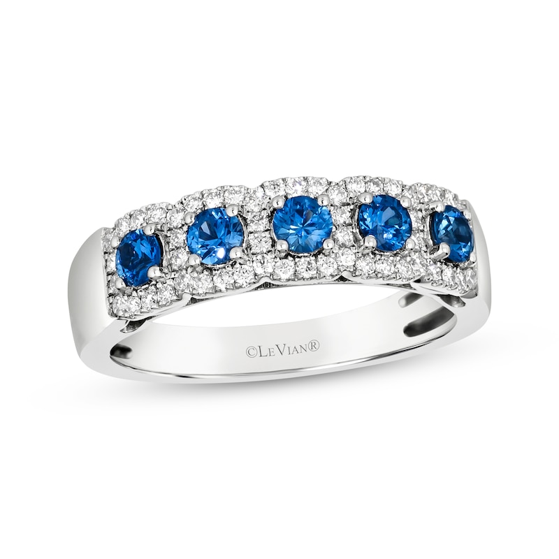 Le Vian Sapphire Ring 1/4 ct tw Diamonds Platinum | Kay