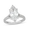 Thumbnail Image 4 of Neil Lane Artistry Marquise-Cut Lab-Grown Diamond Engagement Ring 4-5/8 ct tw 14K White Gold