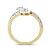 Thumbnail Image 3 of KAY Lab-Grown diamonds Crossover Ring 1 ct tw 14K Yellow Gold