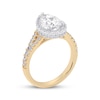 Thumbnail Image 2 of Now + Forever Lab-Grown Diamonds Pear-Shaped Halo Engagement Ring 2-1/4 ct tw 14K Two-Tone Gold