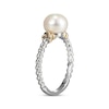 Thumbnail Image 1 of Cultured Pearl Twist Ring Sterling Silver & 10K Yellow Gold