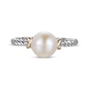 Thumbnail Image 3 of Cultured Pearl Twist Ring Sterling Silver & 10K Yellow Gold