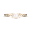 Thumbnail Image 3 of Cultured Pearl Swirl Ring 10K Yellow Gold